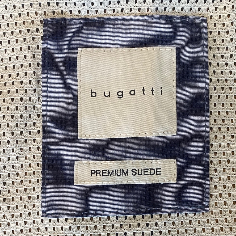 Bugatti Tan Premium Suede Button Front Jacket European Designer US 44R - Picture 5 of 16